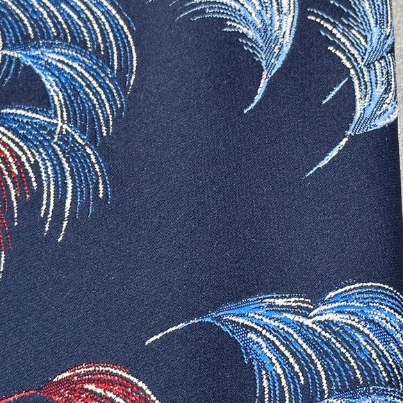 Vintage Philippe Creations Mens Tie Blue Abstract Professional Corporate Necktie - Picture 6 of 7